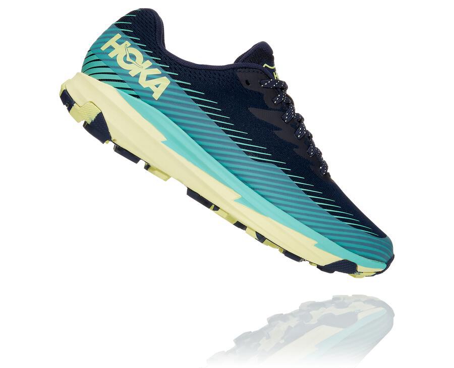 Tenis Trail Hoka One One Feminino Pretas/Menta - Torrent 2 - 018-JGVOSN